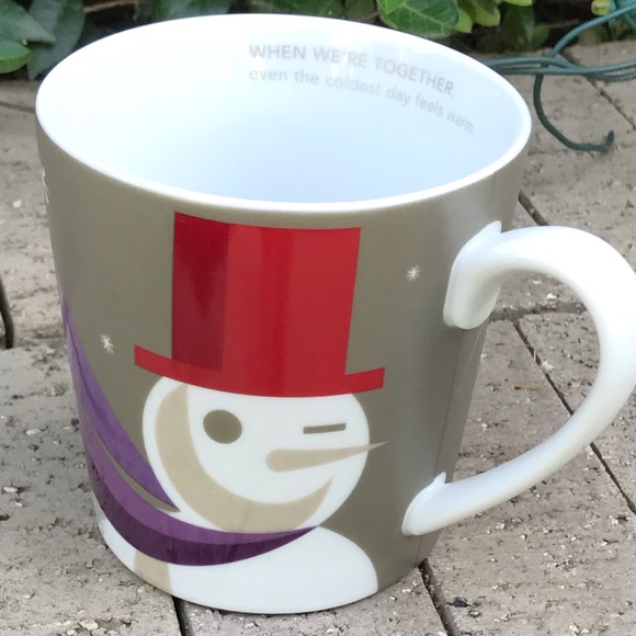 Starbucks When We’re Together Christmas Holiday Snowman Coffee Mug / Cup - Picture 1 of 6